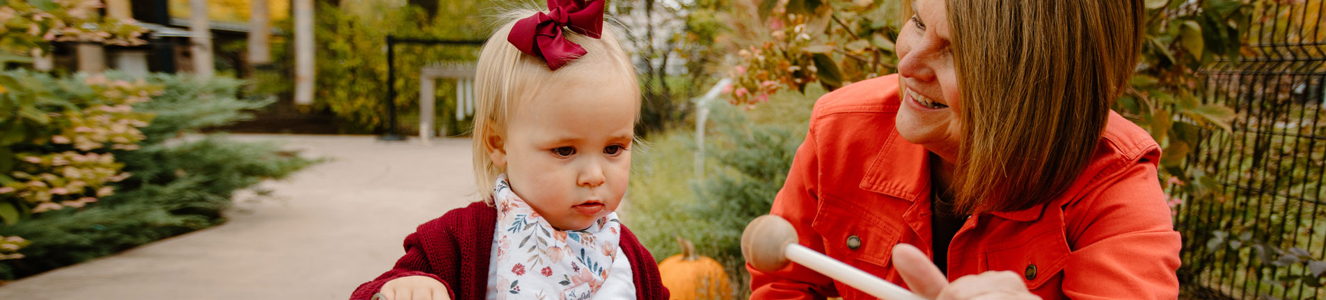 mother and a small child